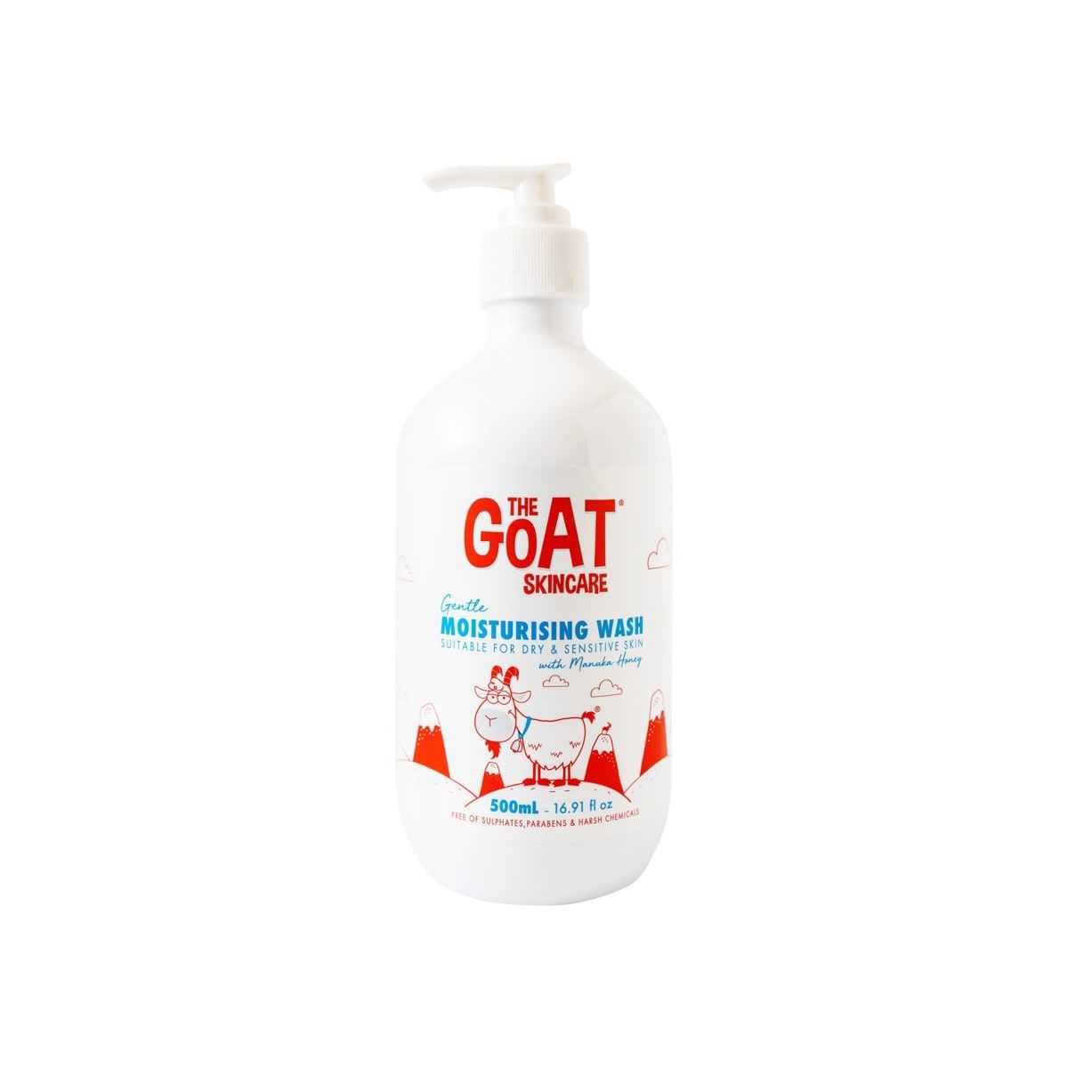 The Goat Skincare Gentle Moisturising Body Wash 500ml - Manuka Honey