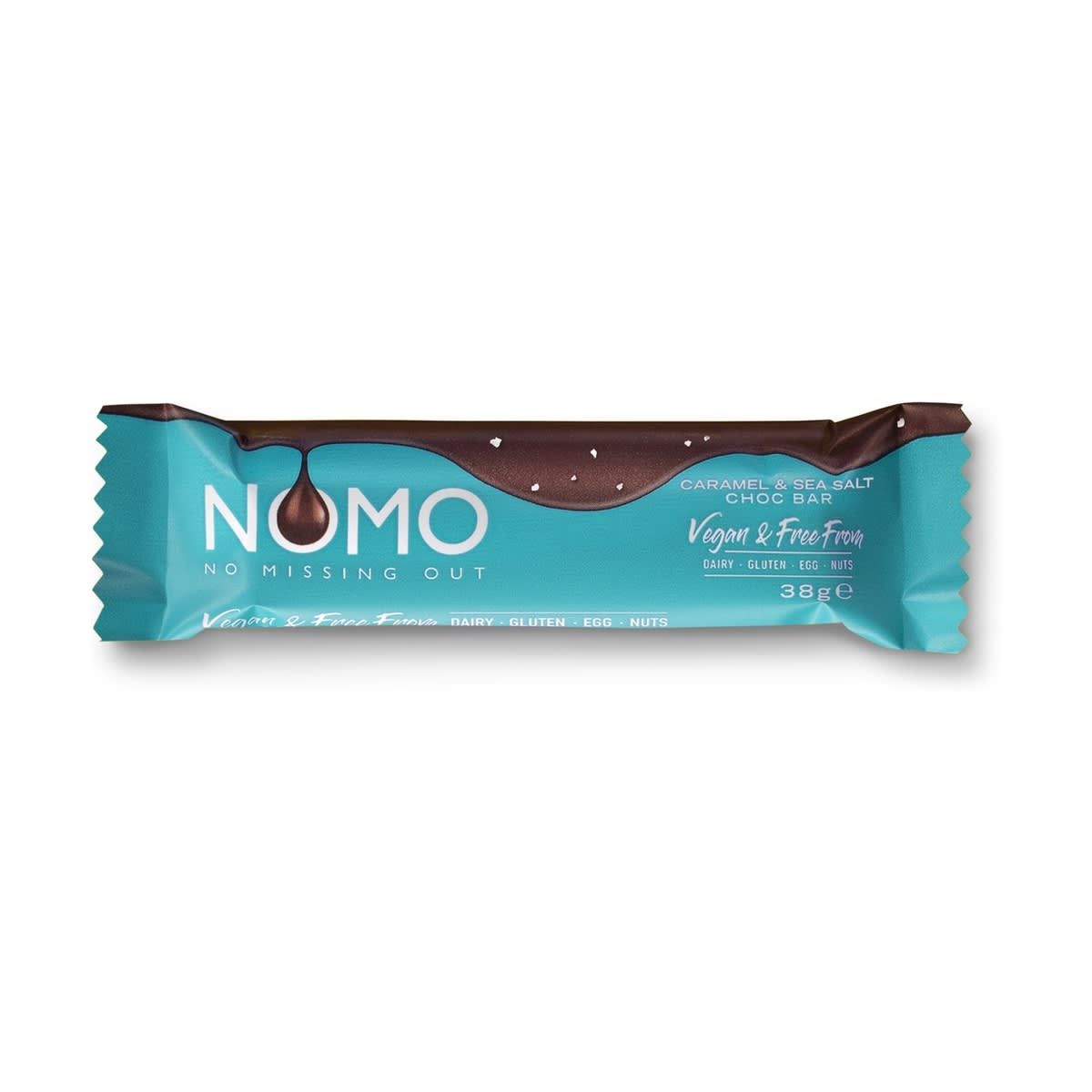 Nomo Caramel and Sea Salt Choc Bar 38g
