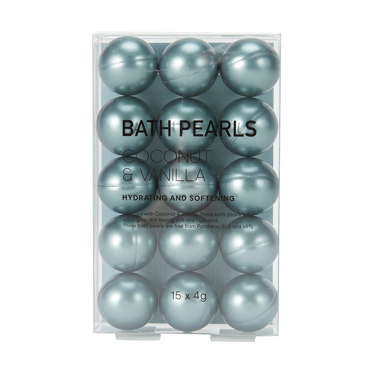 Hydrating & Softening Bath Pearls 4g - Coconut & Vanilla