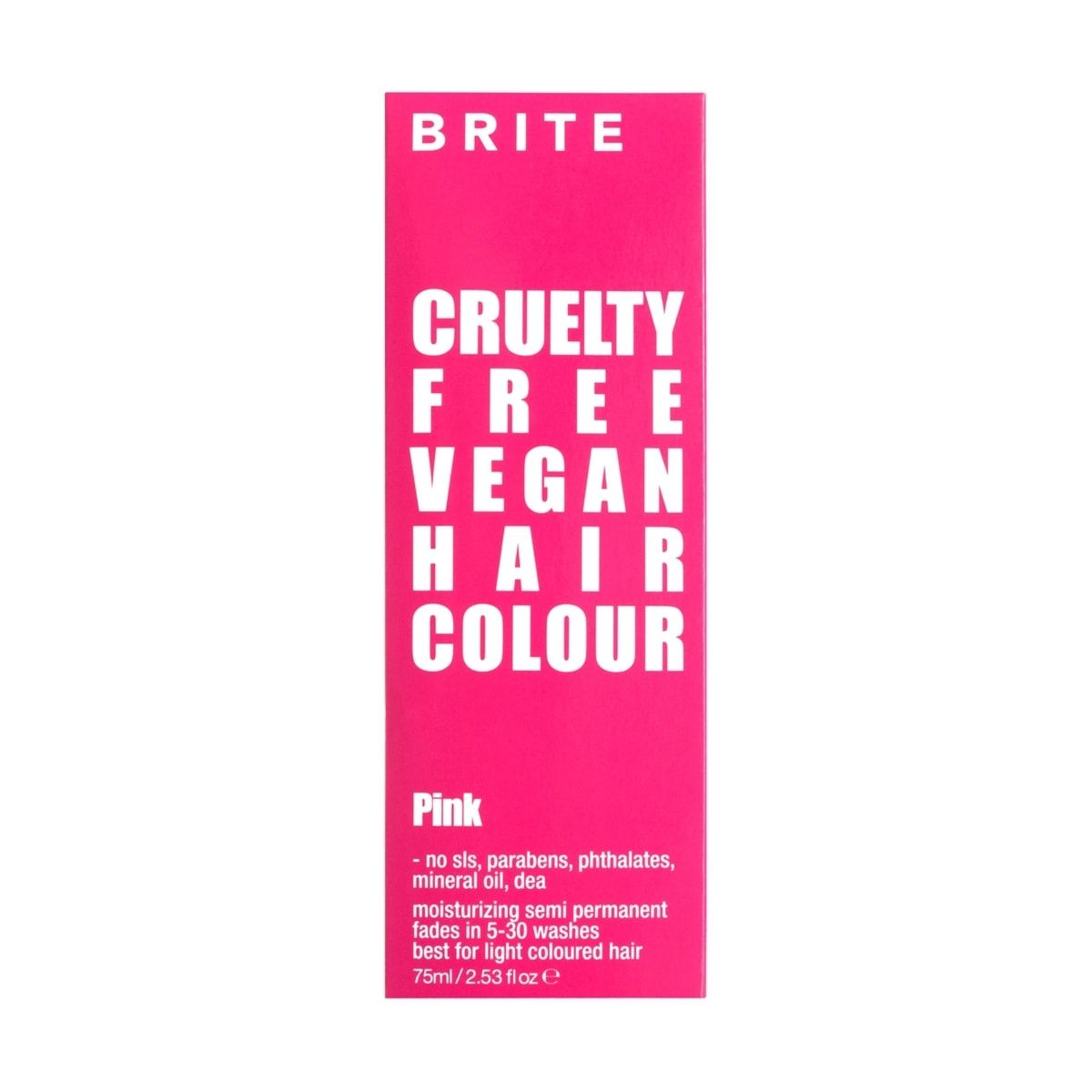 Brite Cruelty Free Vegan Hair Colour - Pink