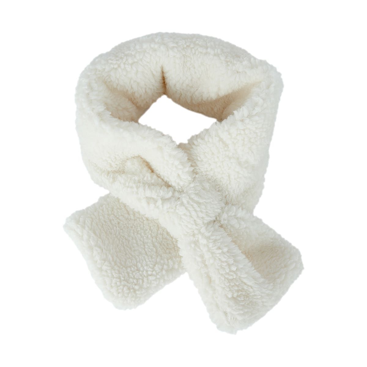 Heat Scarf Teddy - White