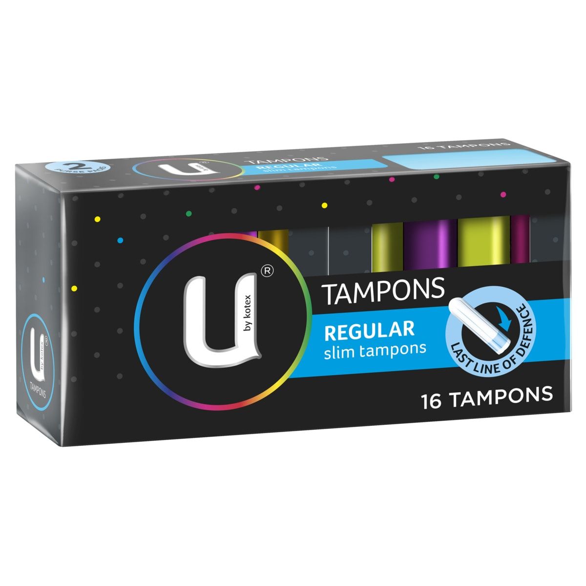 U by Kotex 16 Pack Regular Slim Tampons