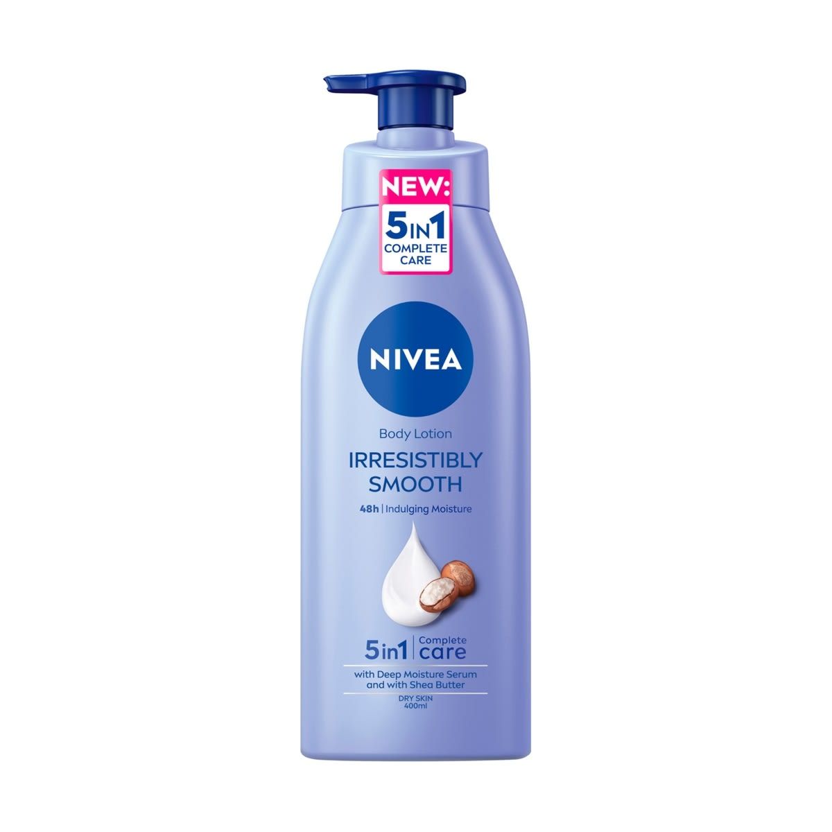 Nivea Irresistibly Smooth Body Lotion 400ml - Hydra IQ & Shea Butter