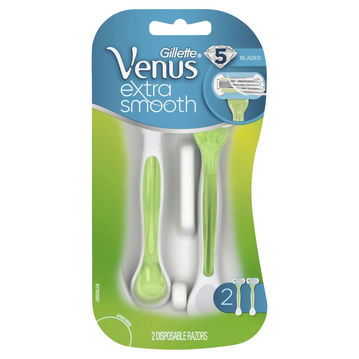 Gillette 2 Pack Venus Embrace Disposable Razors