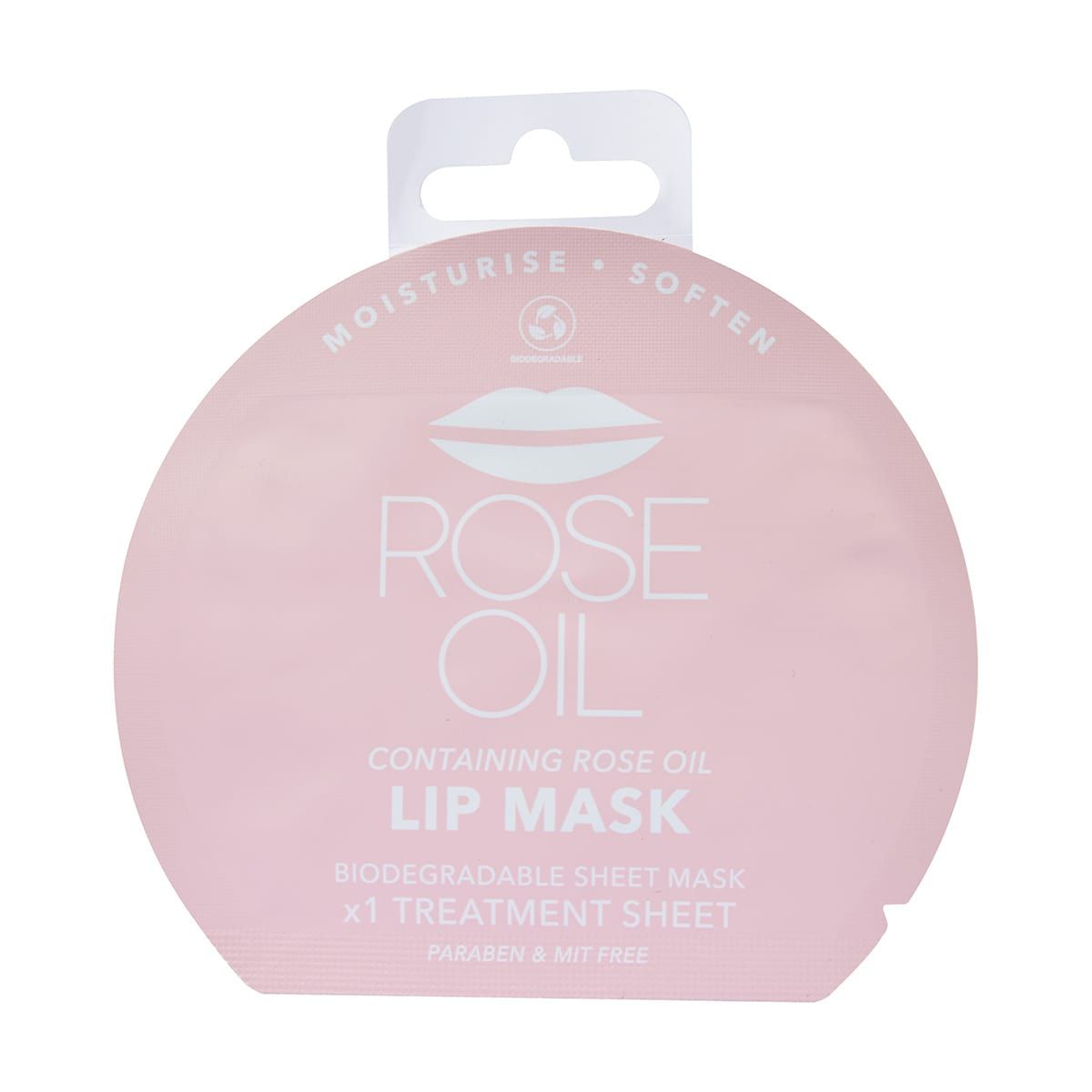Moisturise & Soften Lip Mask - Rose Oil