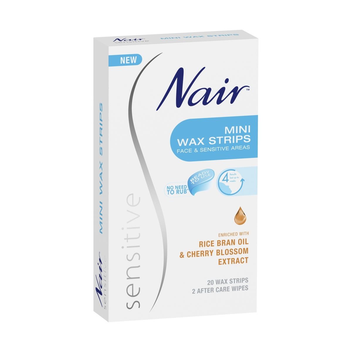 Nair 20 Pack Sensitive Mini Wax Strips