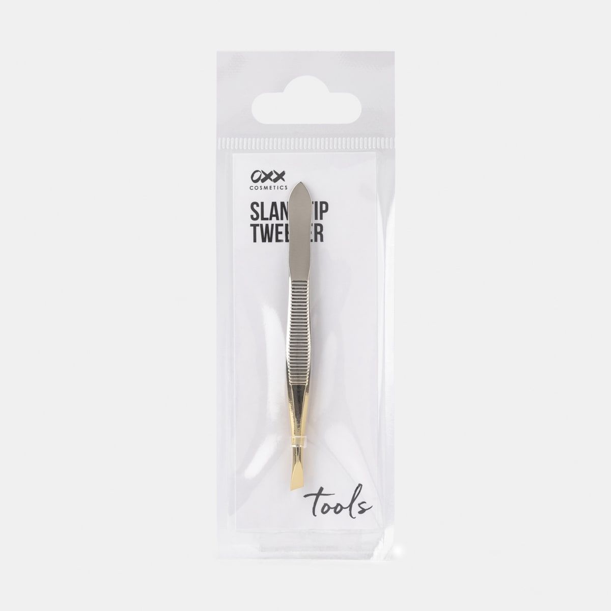 Gold Look Plated Slant Tip Tweezers