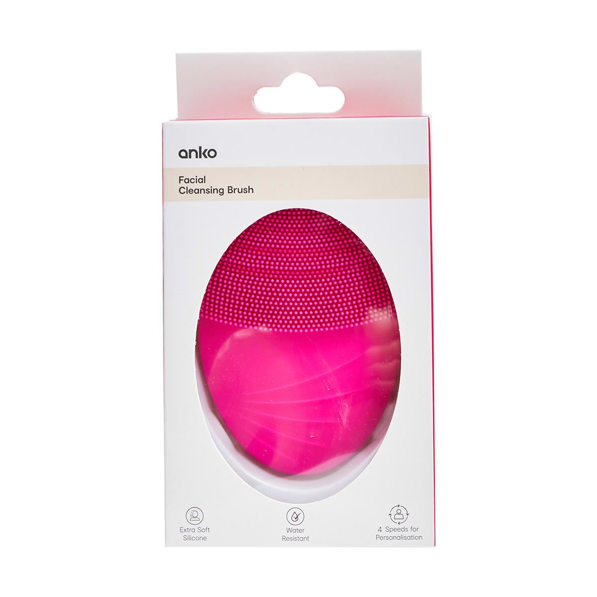 Facial Cleansing Brush - Fuchsia