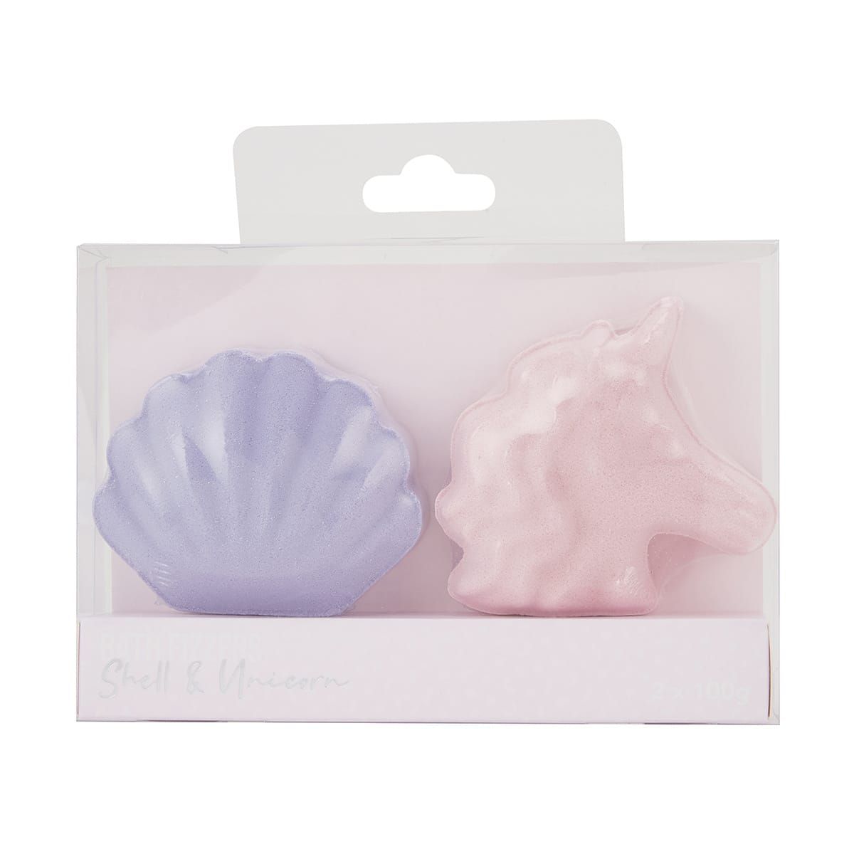 2 Pack Shell and Unicorn Bath Fizzers