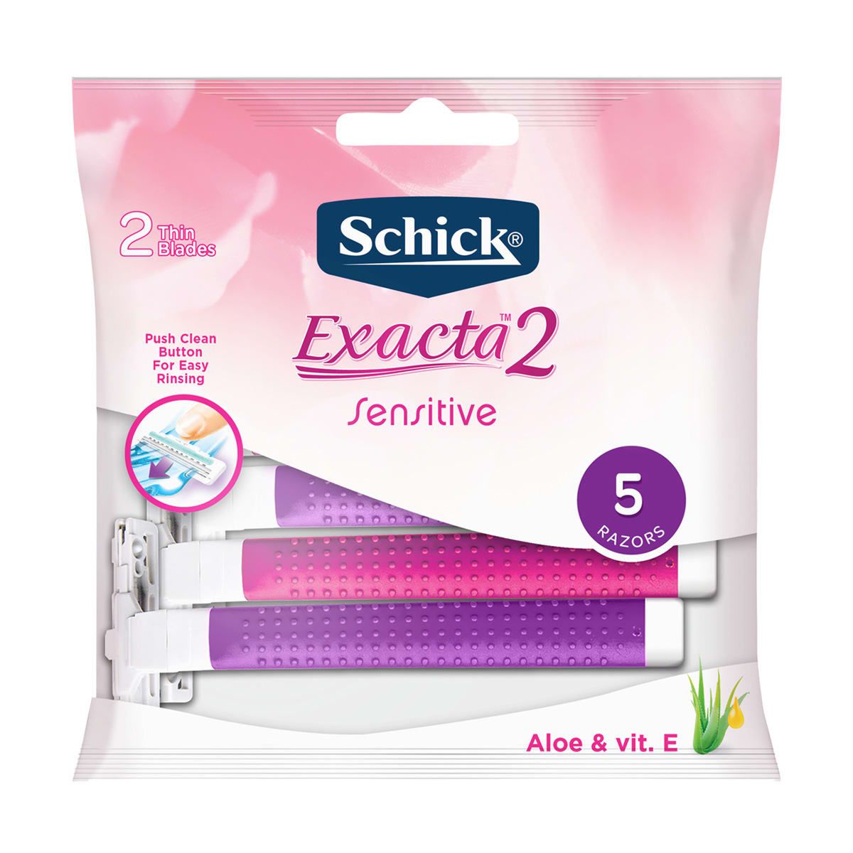 Schick 5 Pack Exacta 2 Razors