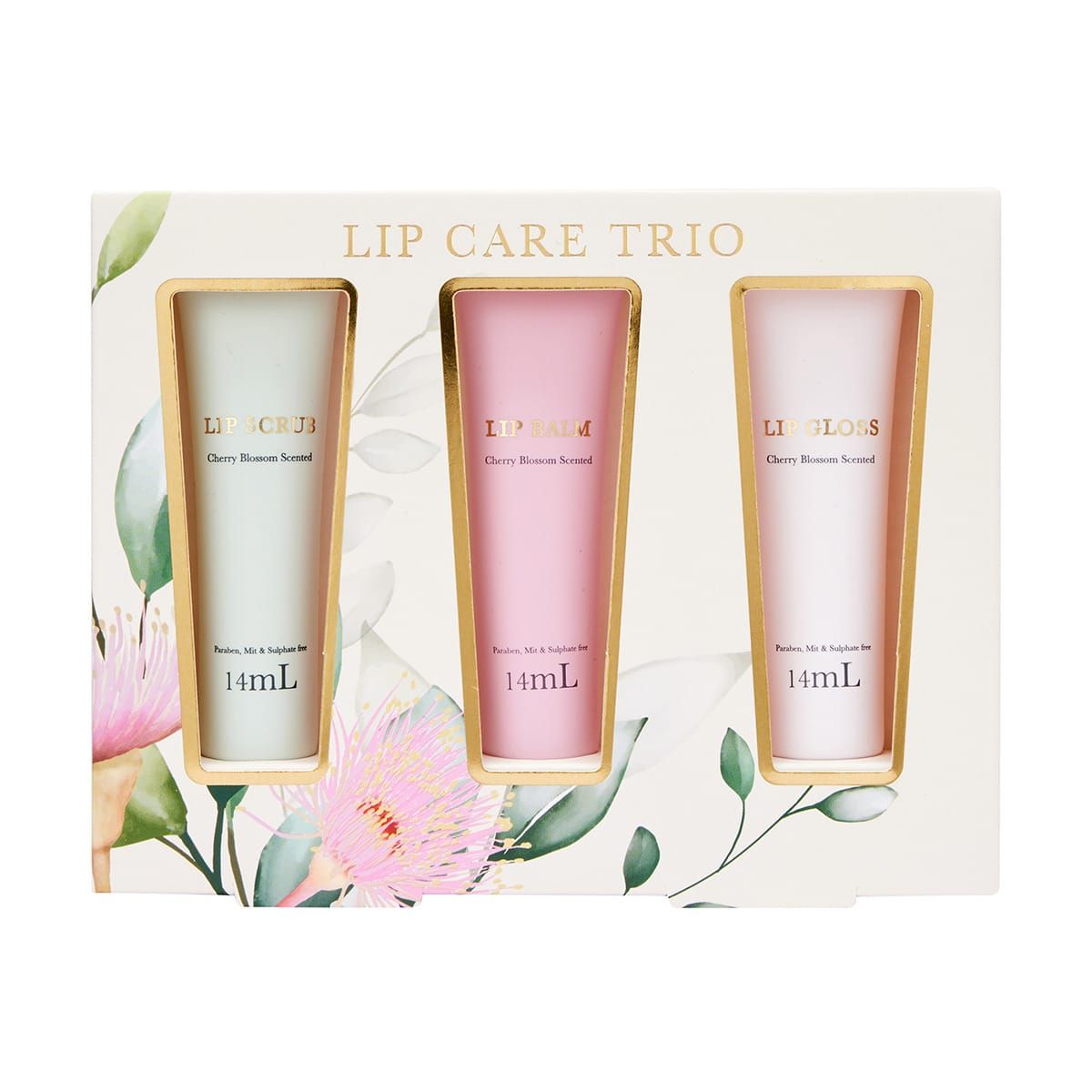Lip Care Trio - Cherry Blossom Scent