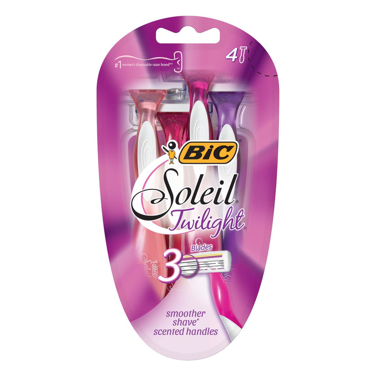 Bic 4 Pack Soleil Twilight
