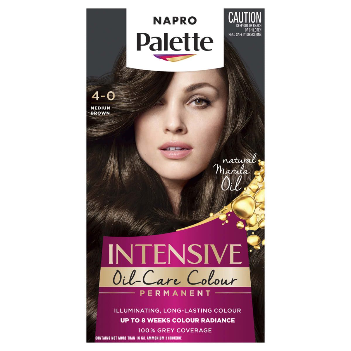 Napro Palette Permanent 4-0 Medium Brown Intensive Creme Colour