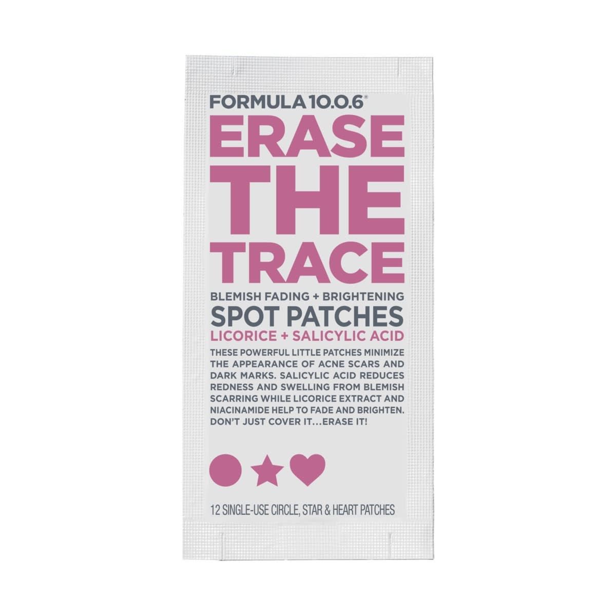 Formula 10.0.6 Erase The Trace Spot Patches - Salicylic Acid & Licorice
