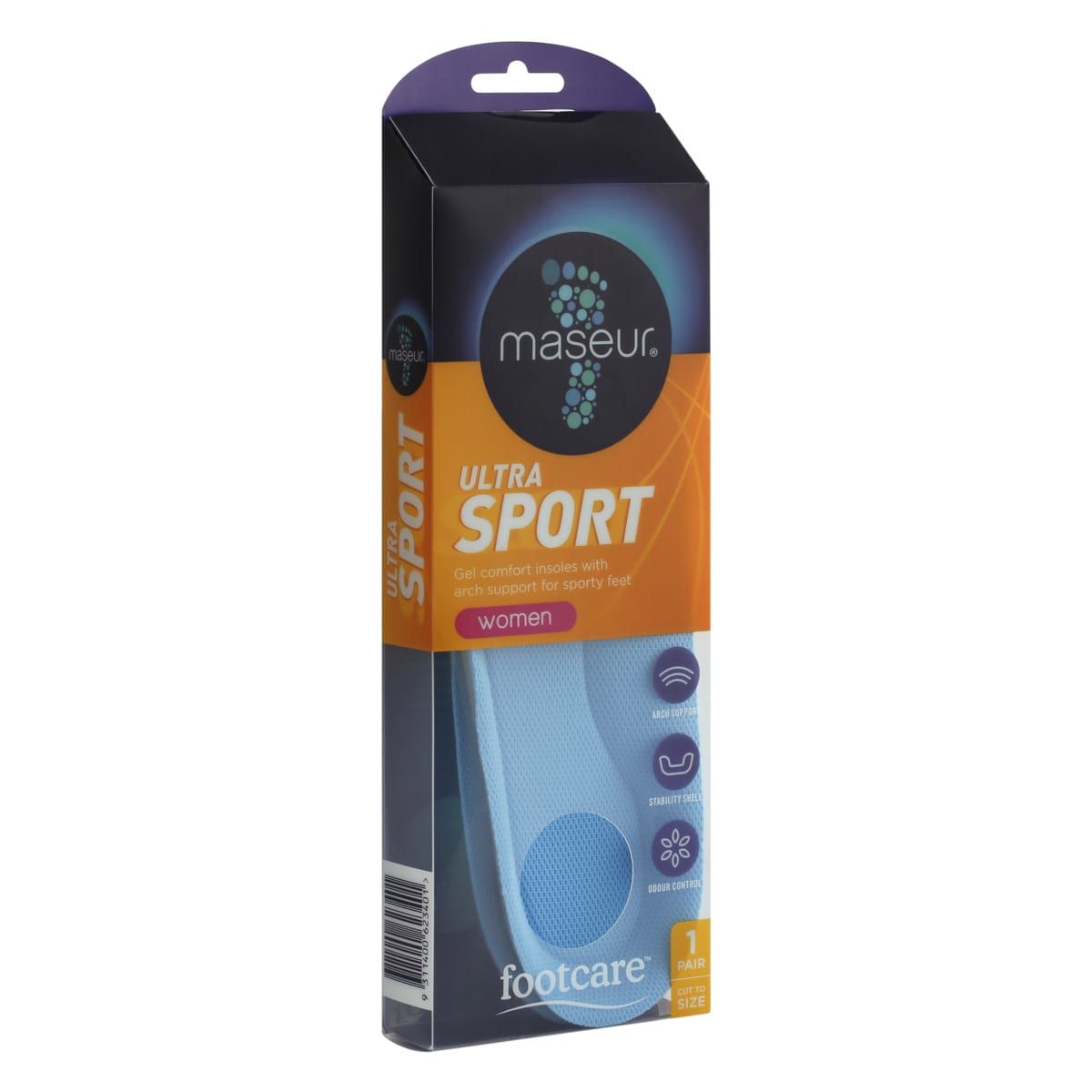 Footcare Ultra Sport Insoles - Blue
