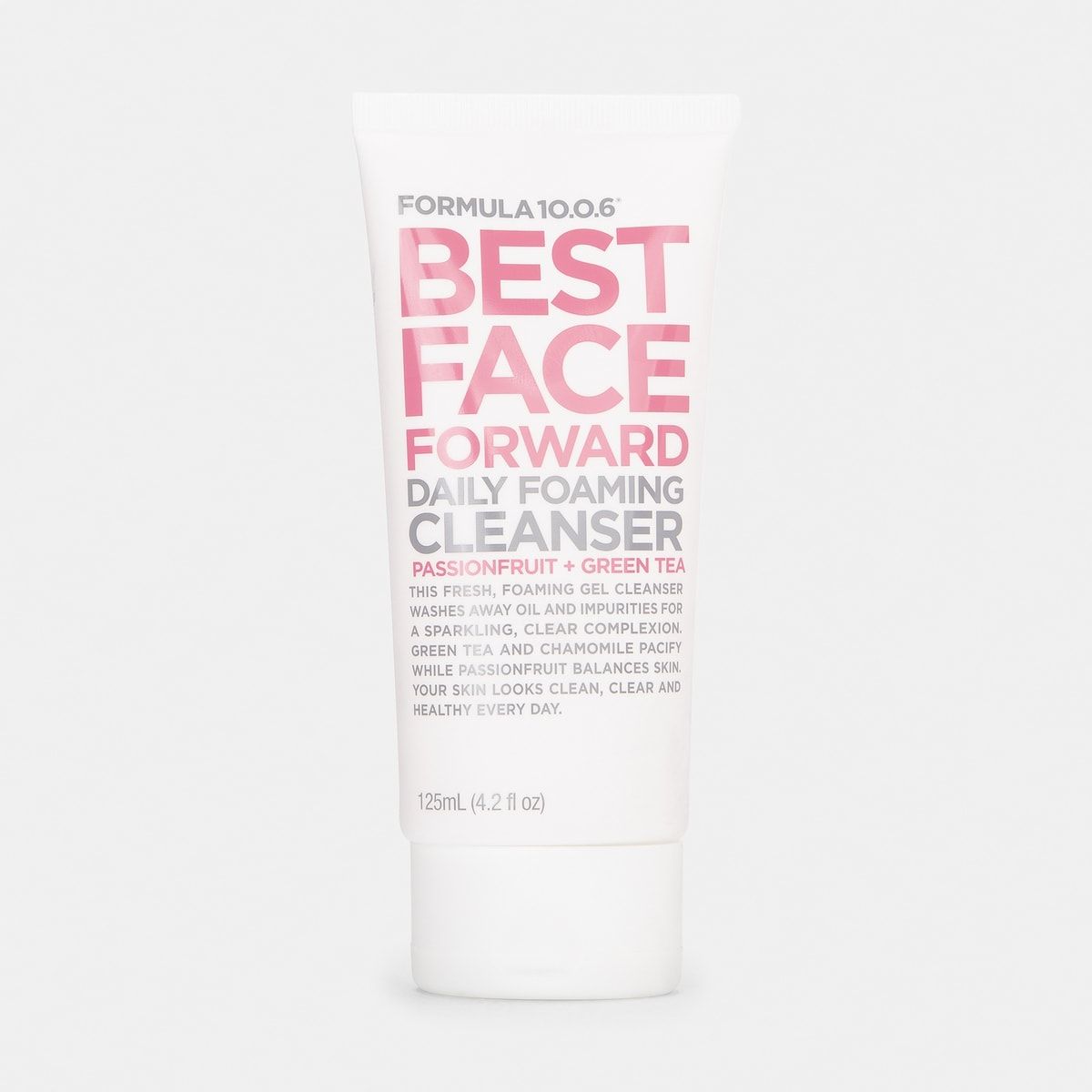 Formula 10.0.6 Best Face Forward Daily Foaming Cleanser 125ml - Passion Fruit & Green Tea