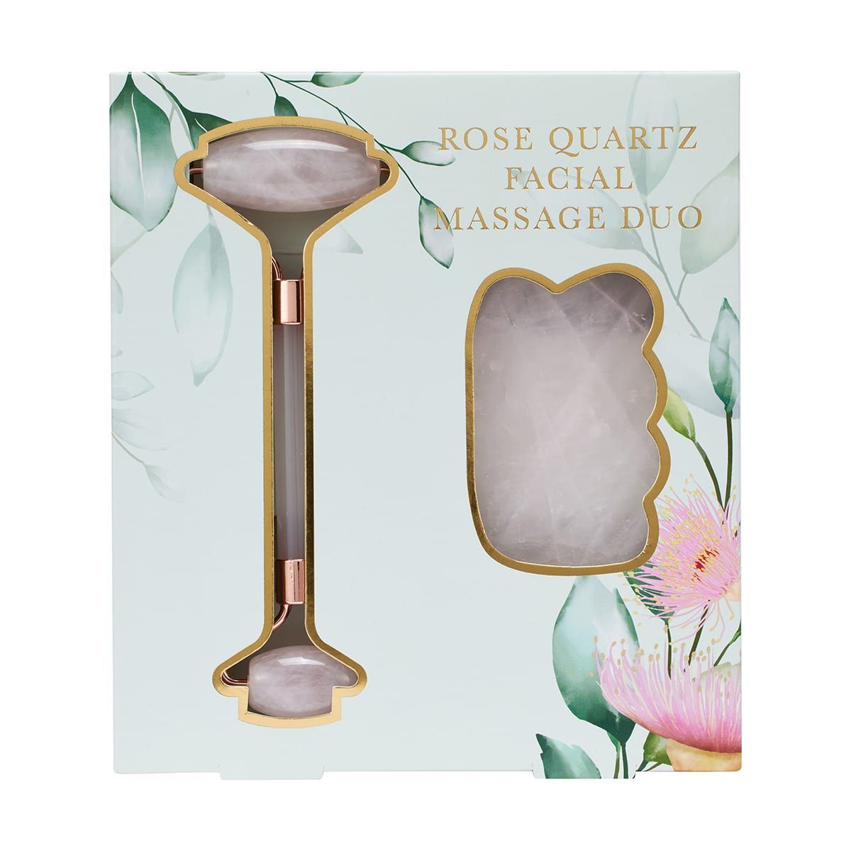 Rose Quartz Facial Massage Duo