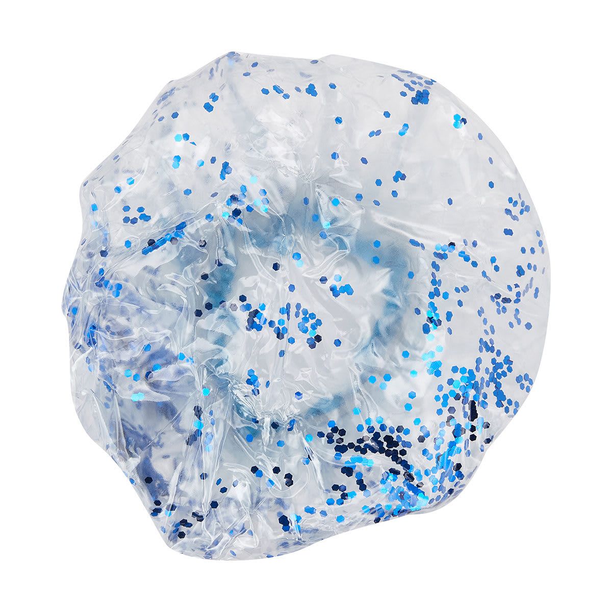 Shower Cap - Blue Glitter