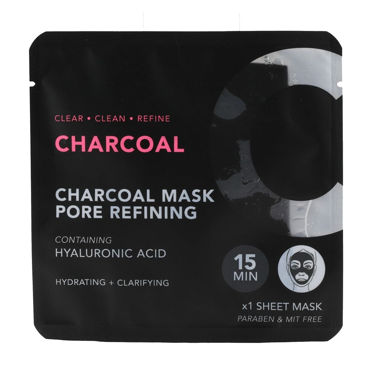 Pore Refining Mask - Charcoal & Hyaluronic Acid