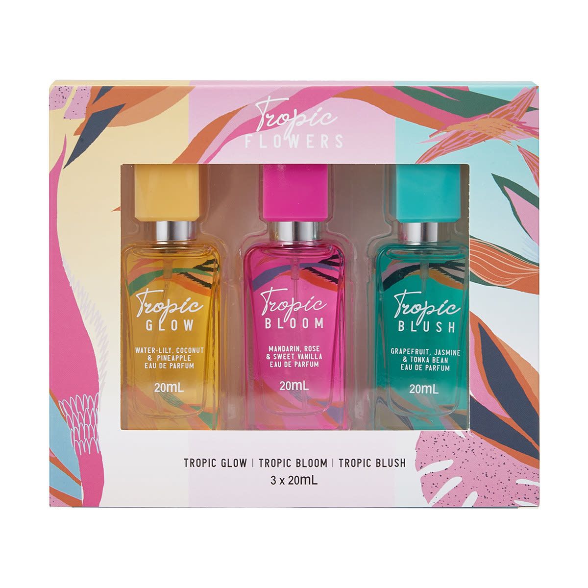 Tropic Flowers Fragrance Trio Gift Set