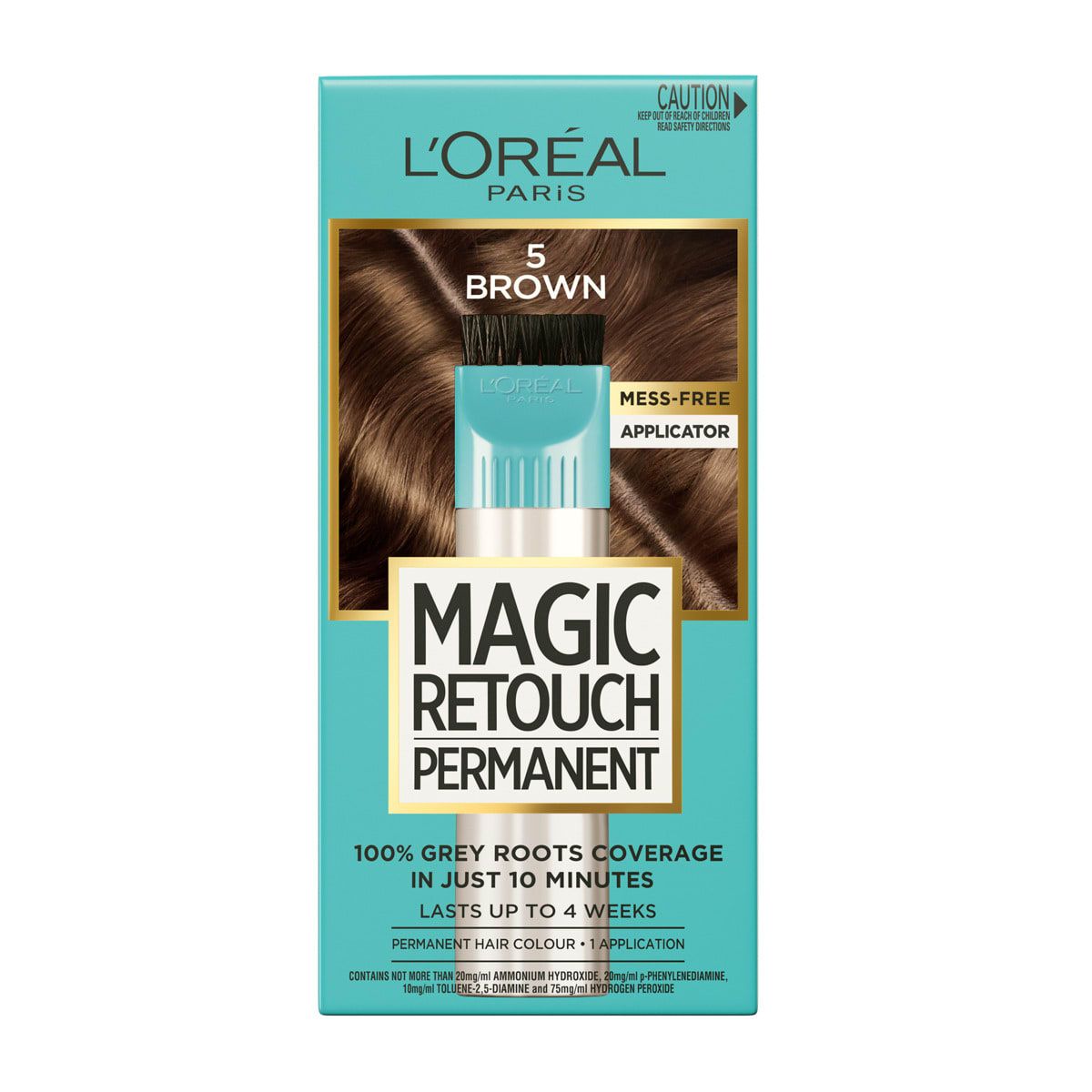 L'Oreal Paris Magic Retouch Permanent Hair Colour - 5 Brown