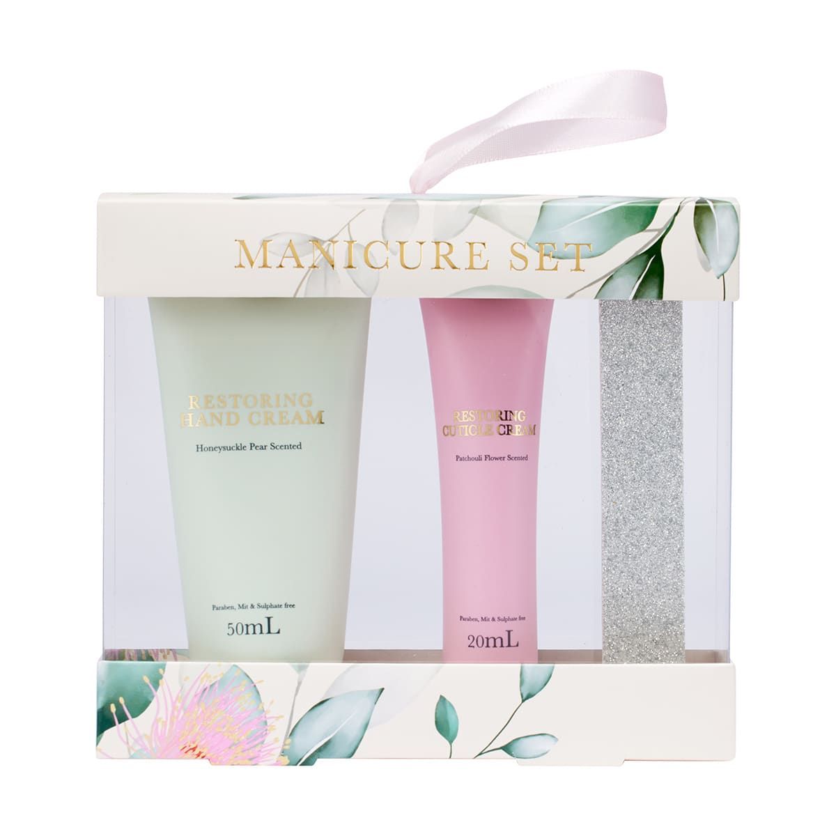 Manicure Set - Honeysuckle Pear and Patchouli Flower Scented