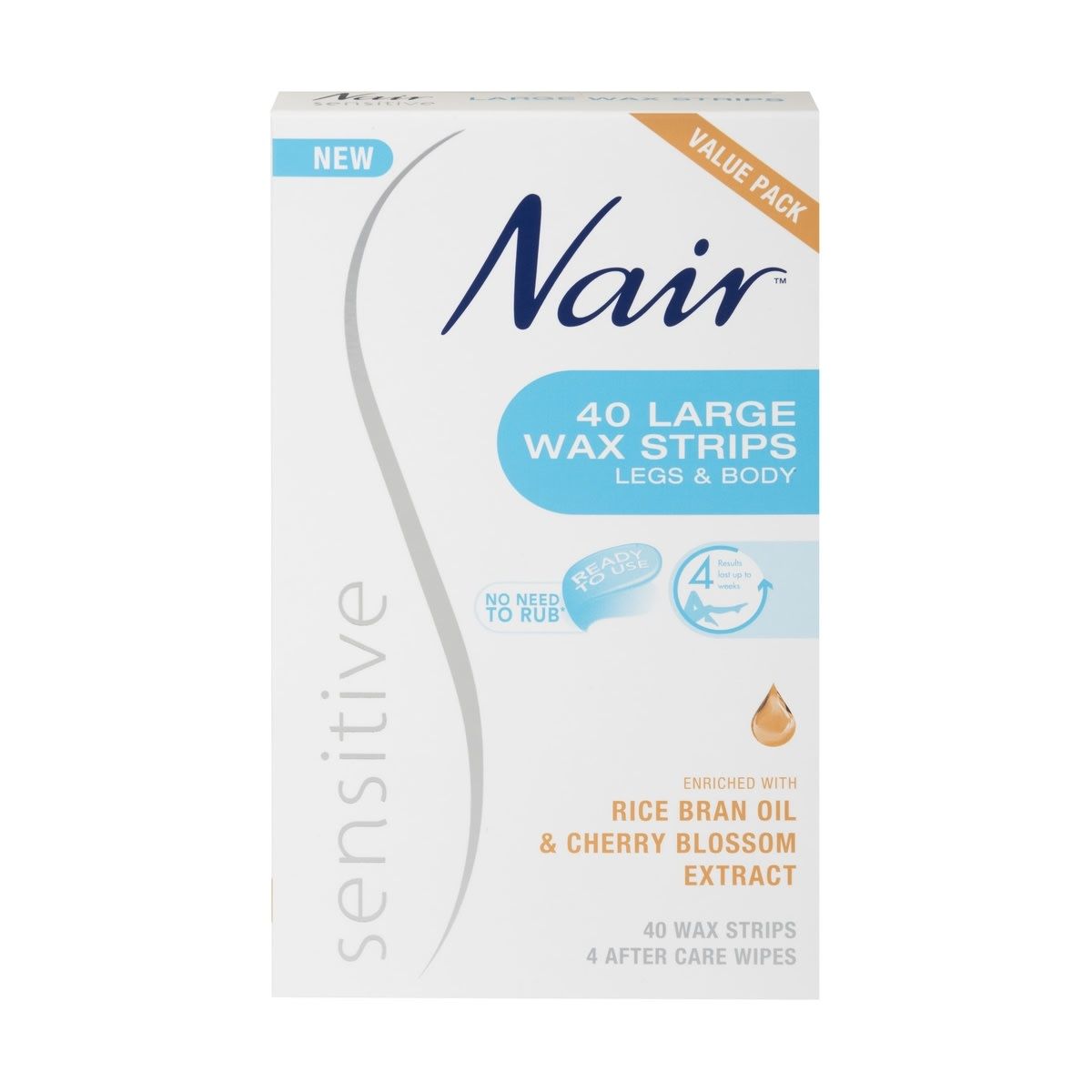 Nair 40 pack Large Wax Strips