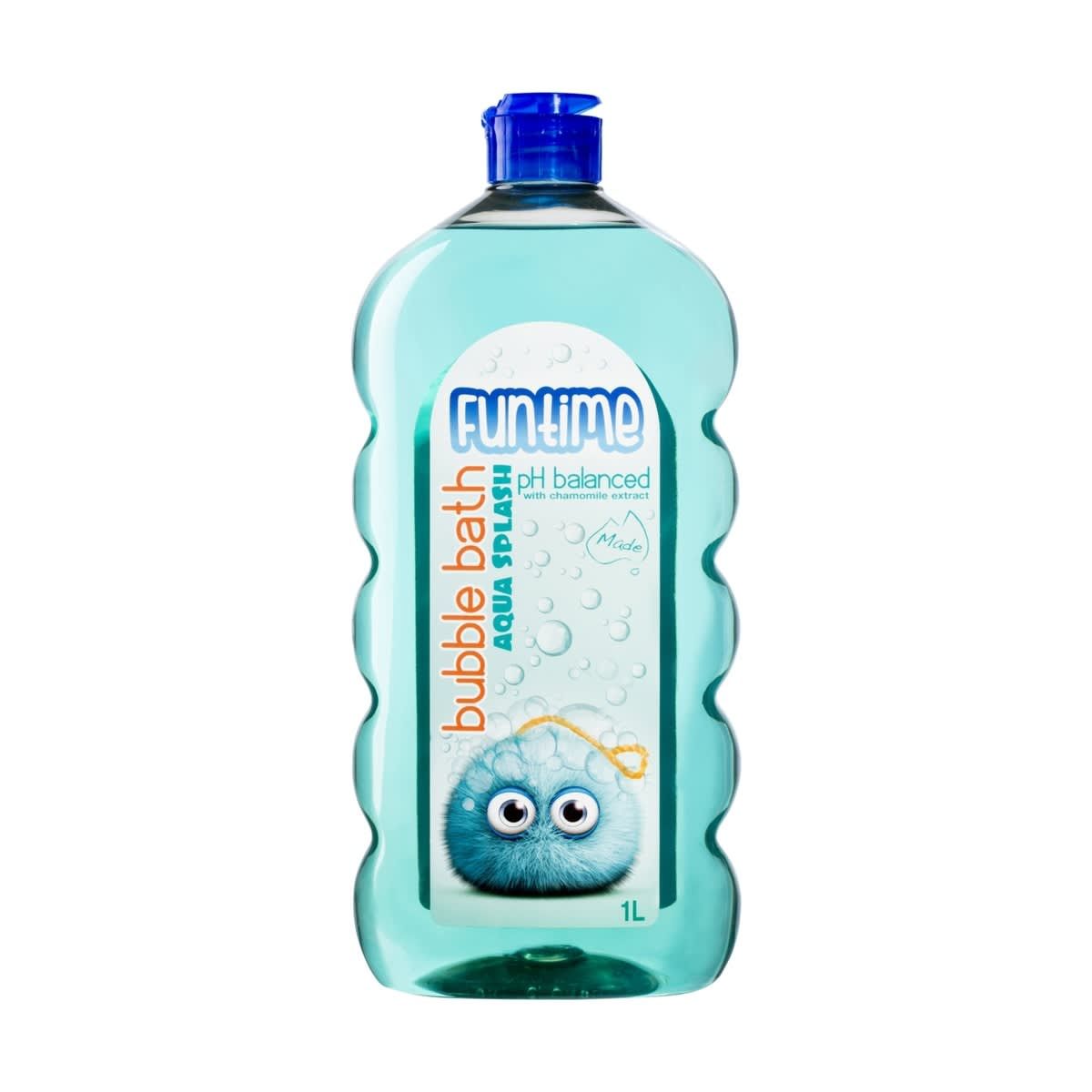 Funtime Bubble Bath 1L - Aqua Splash