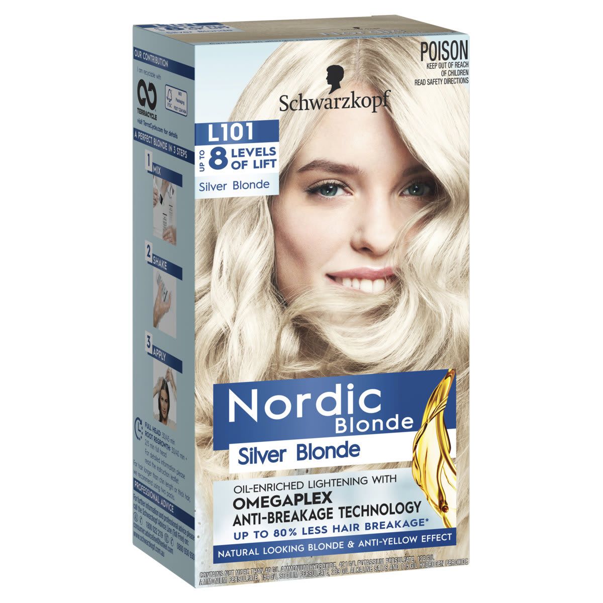 Schwarzkopf Nordic Blonde L101 Silver Blonde