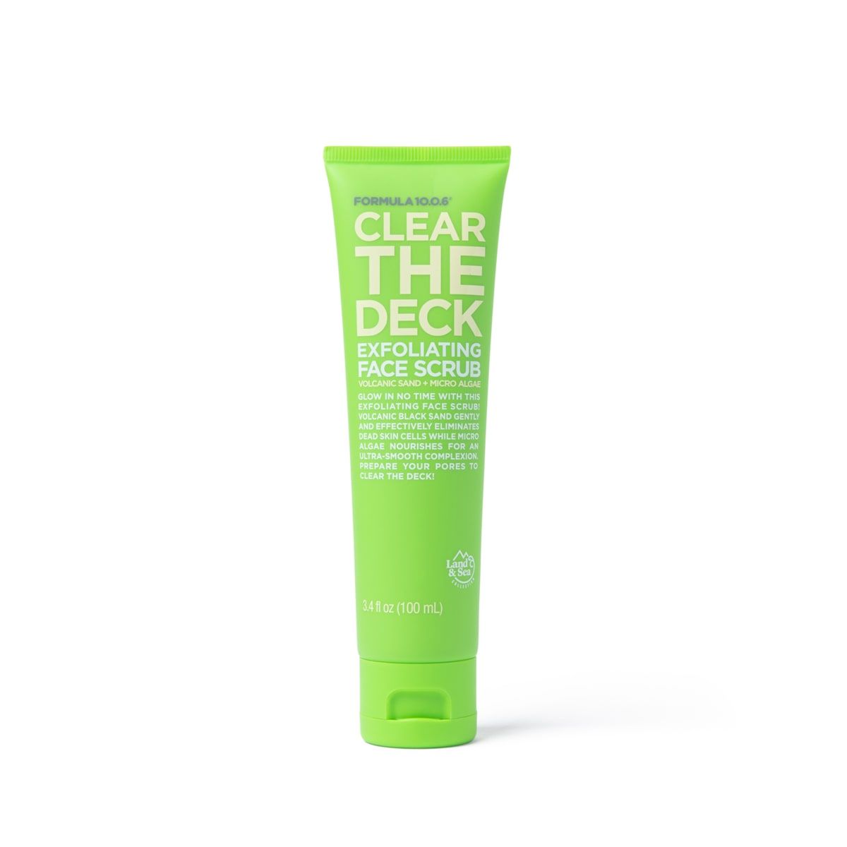 Formula 10.0.6 Clear The Deck Exfoliating Face Scrub 100ml - Volcanic Sand and Micro Algae