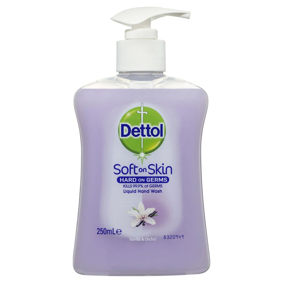 Dettol Liquid Hand Wash 250ml - Vanilla & Orchid Fragrance