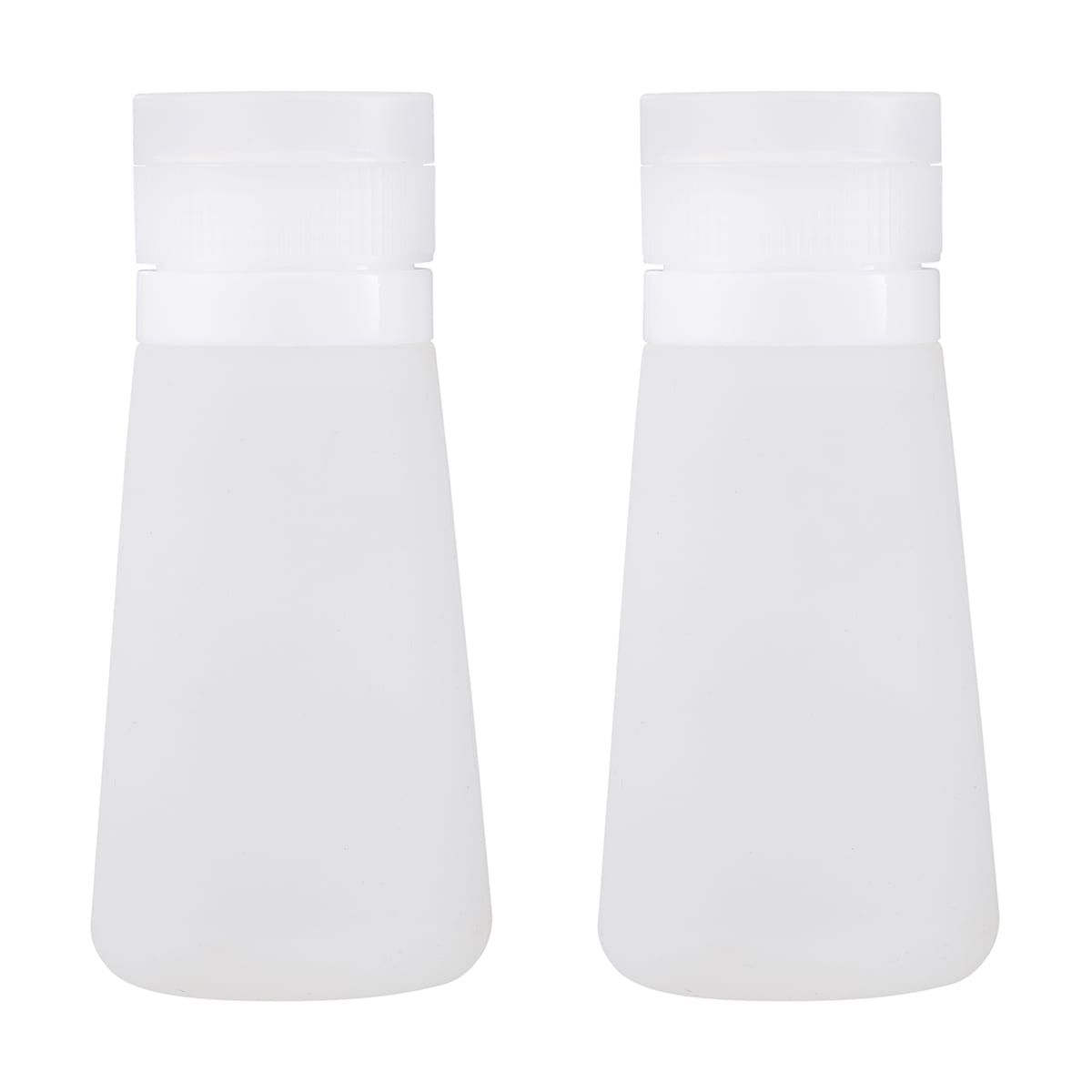 2 Pack Travel Bottles - Clear