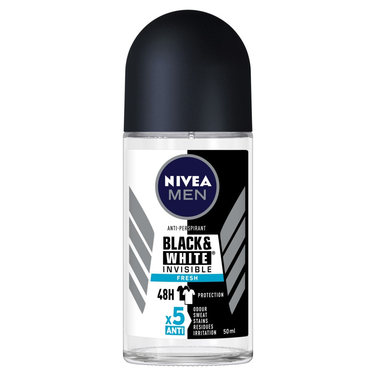 Nivea Invisible For Black & White Fresh Roll-On Deodorant