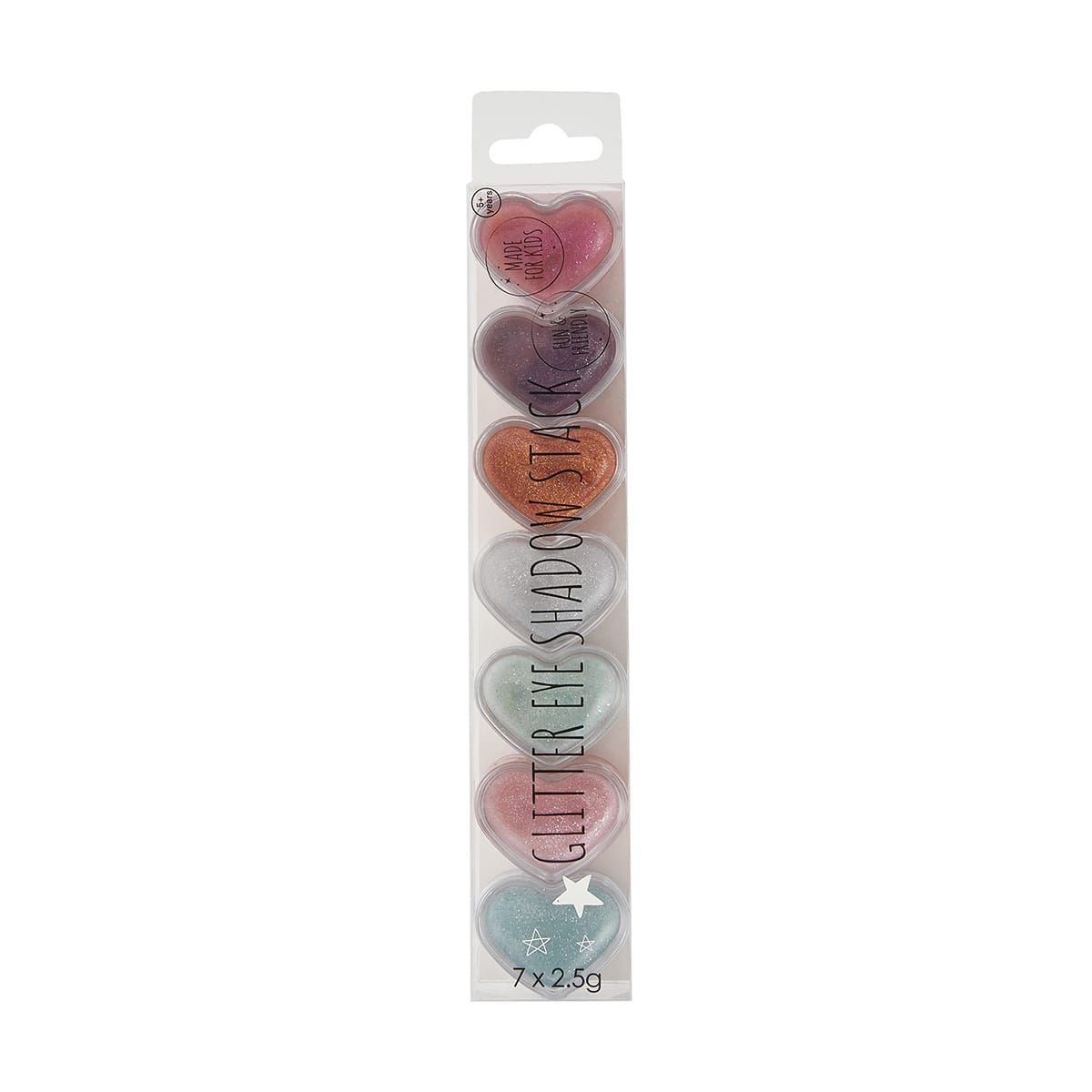 7 Pack OXX Kids Glitter Eye Shadow Stack
