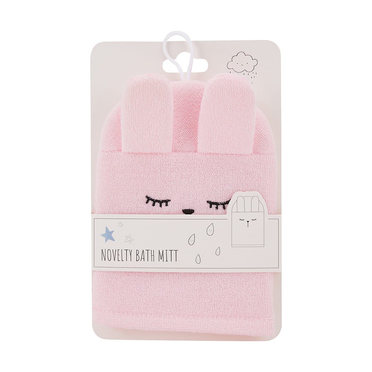 Novelty Bath Mitt - Rabbit
