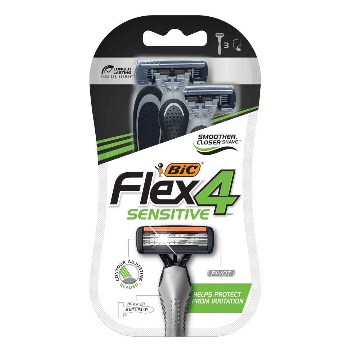 Bic 3 Pack Flex 4 Razors