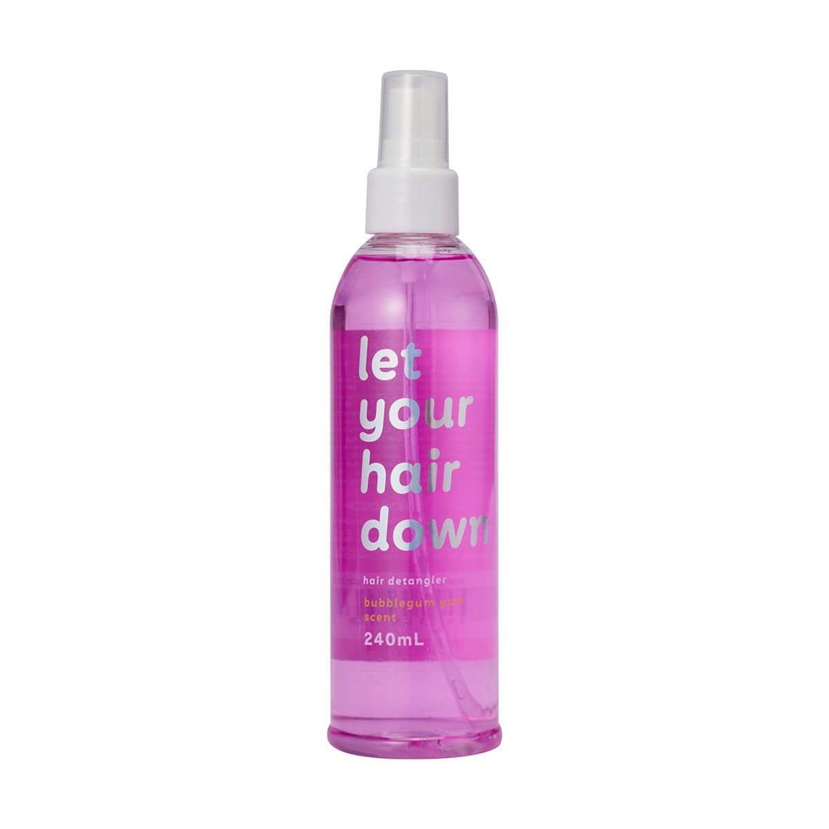 Let Your Hair Down Hair Detangler 240ml - Bubblegum Yum Scent