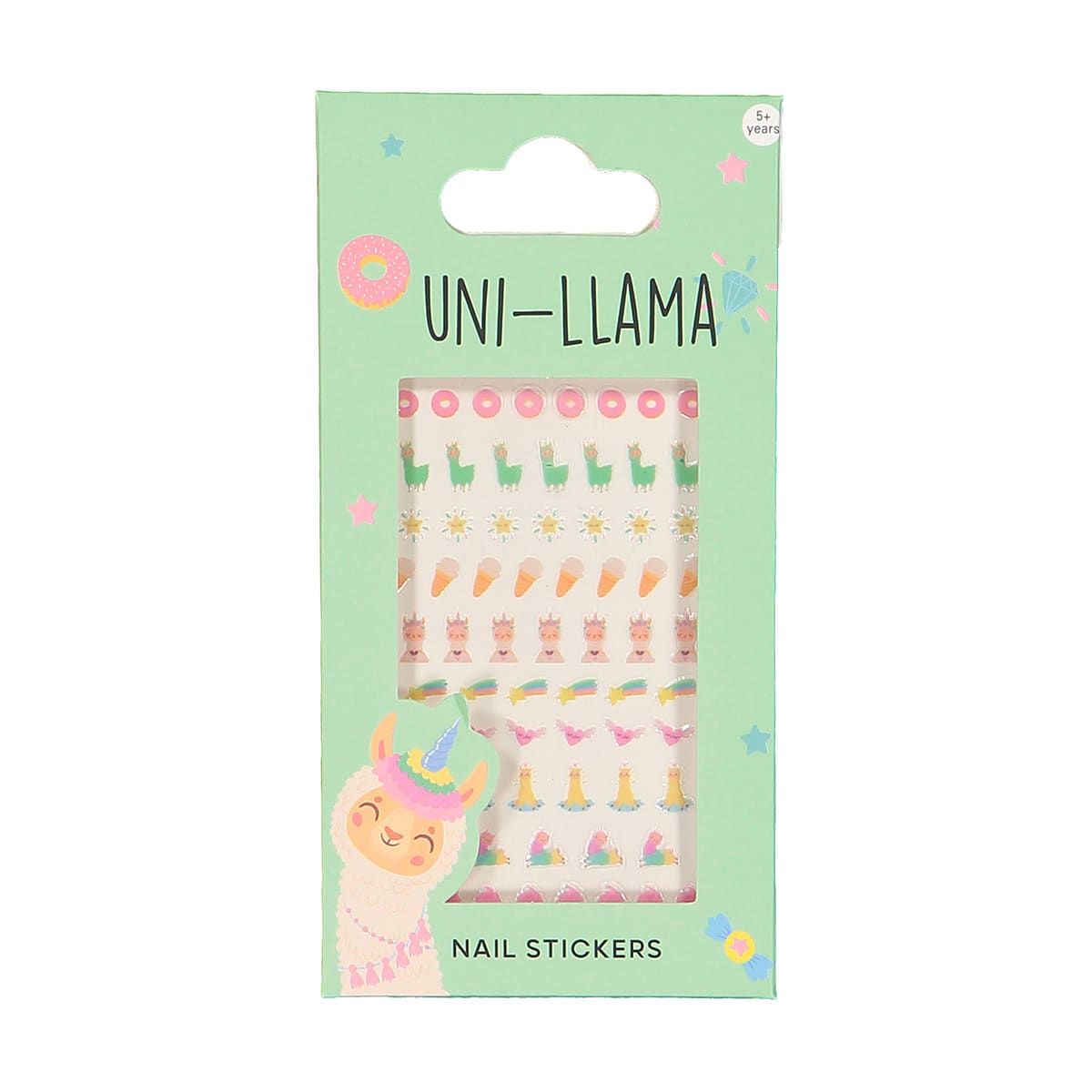 Uni-Llama Nail Stickers