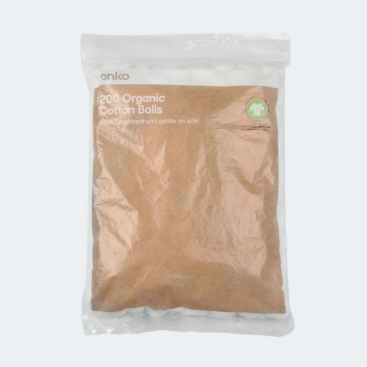 200 Pack Organic Cotton Balls