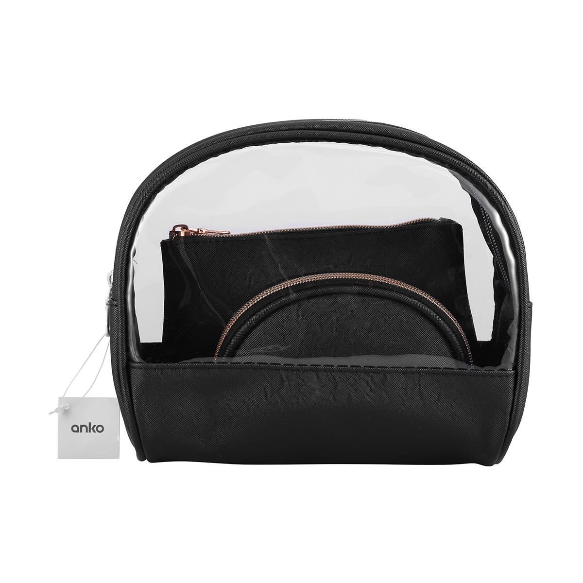 Black Travel Trio Set