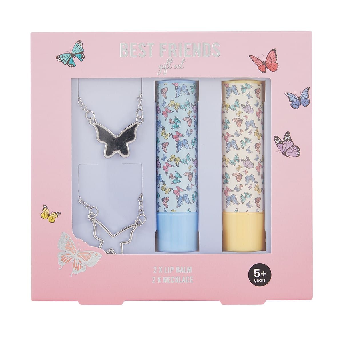 Best Friends Lip Balm & Necklace Gift Set