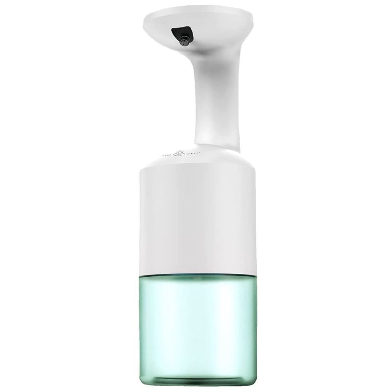 Automatic Foam Soap Dispenser, Touchless Hand or Dish Soap, Adjustable Hands-Free Dispenser 240ML for Kitchen, Bathroom