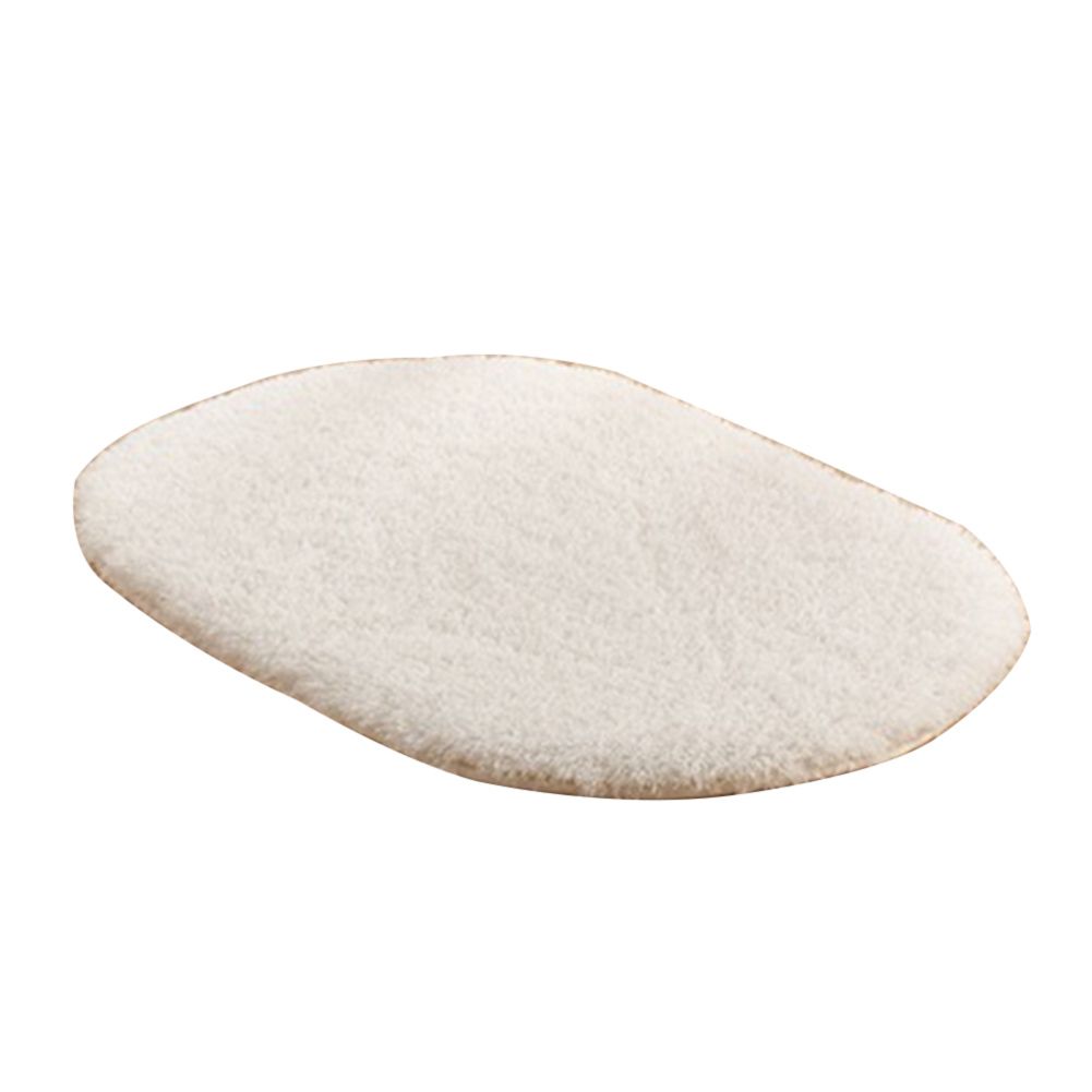 Water Absorbent Oval Plush Non-Slip Floor Mat Rug Living Room Doormat Carpet