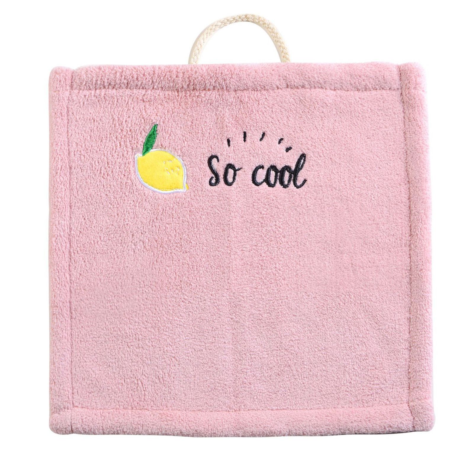 Hand Towel Hanging Design Multifunctional Adorable Pattern Cleaning Hanging Towel for Kids