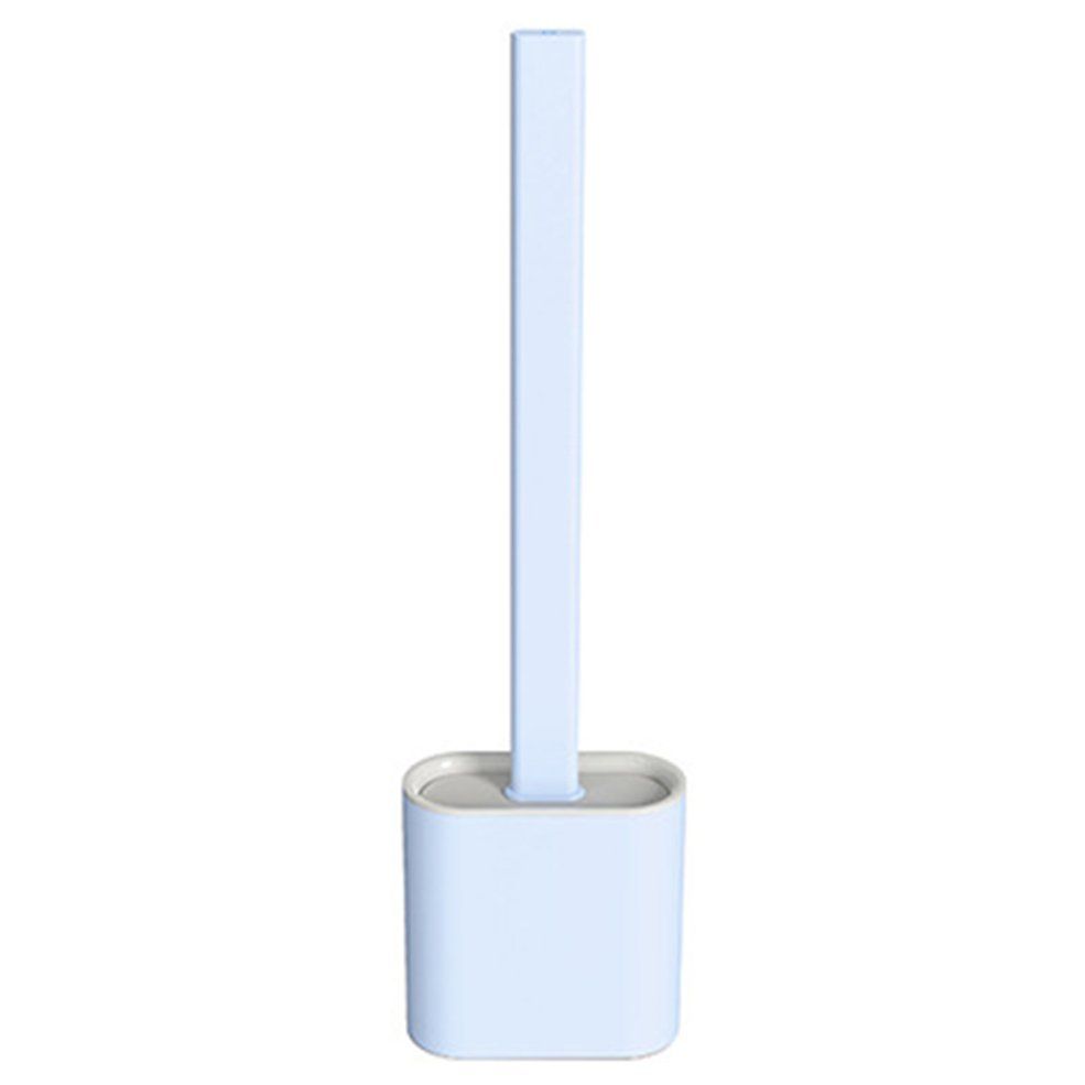 simple Flat TPR Brush Head Decontamination with base Crack deep cleaning Compact and portable Toilet brush