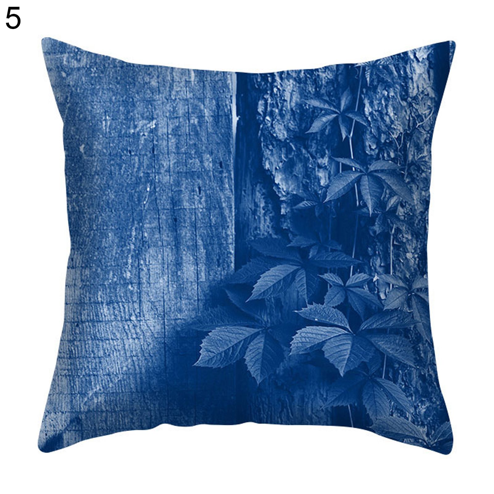 Throw Pillow Cover Decorative Detachable Square Shape Comfortable Touch Cushion Case Household Supplies