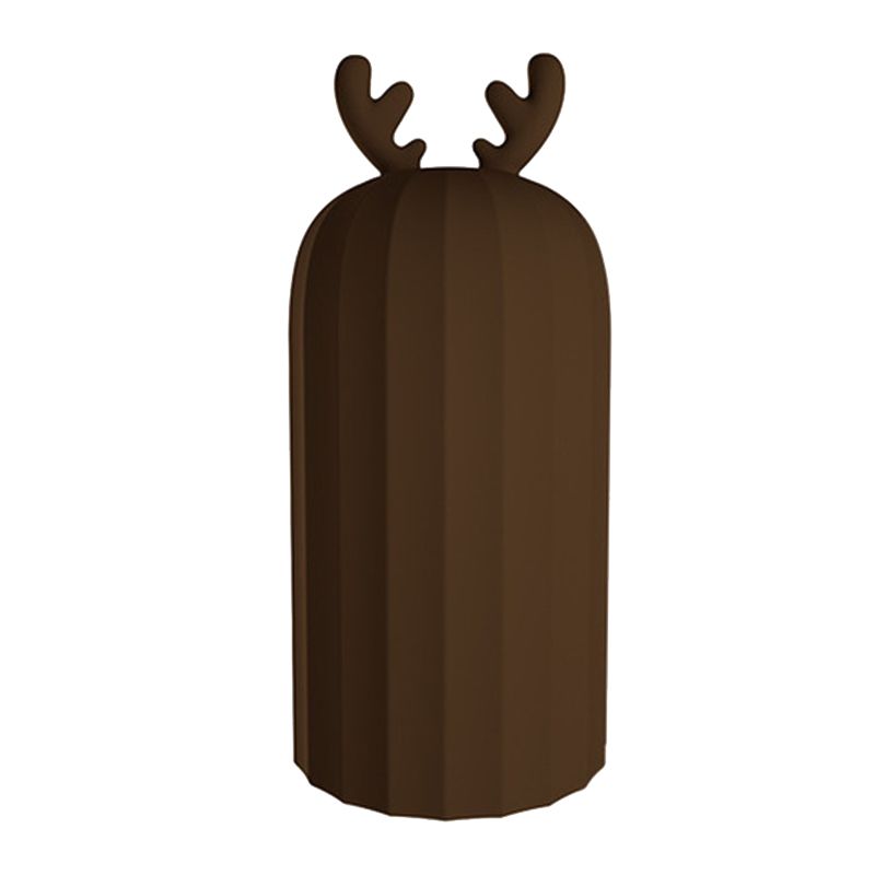 500Ml Silicone Hot Water Bottle,Portable Microwave Heating Hot Water Bag ,for Hand Foot Stomach Warm,Brown