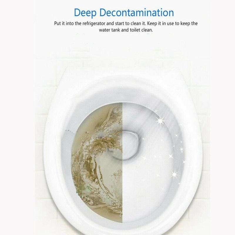 20 Pack Automatic Toilet Bowl Cleaner Tablets-Bathroom Toilet Tank Clean Effervescent Tablets Long-Lasting Lemon Odor