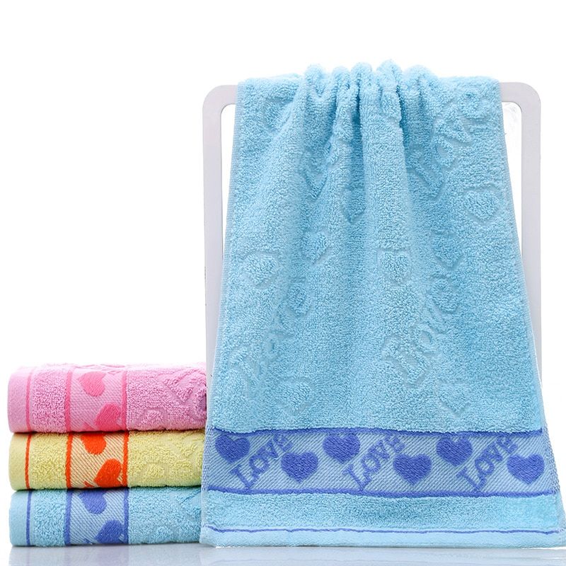 73x33cm High Quanlity Cotton thick FaceTowel For Adult Soft Absorbent FabricTowel Household Solid color Face Towel