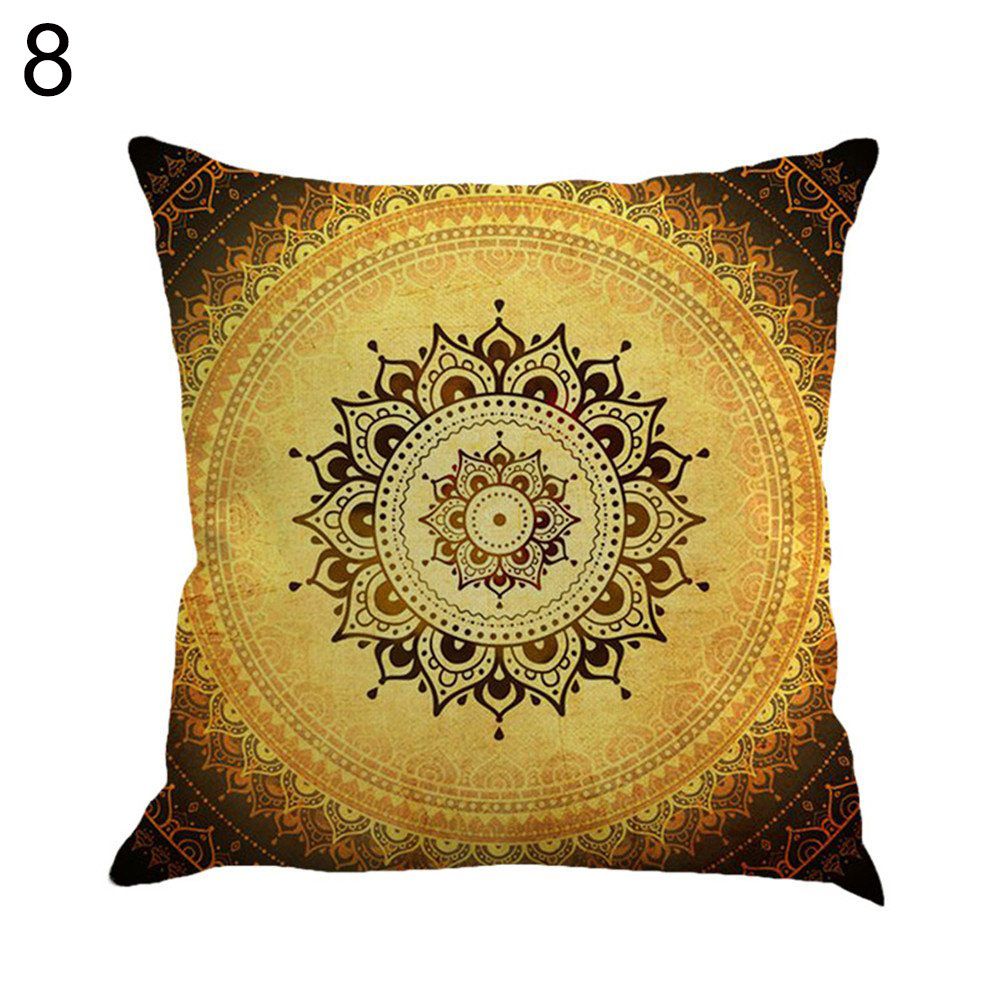 Bohemian Style Square Throw Pillow Protector Case Cushion Cover Bedding Articles